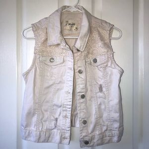 ◽️White Mudd jean jacket